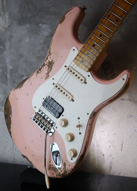 Fender Custom Shop 1957 Stratocaster SSH Relic Shell Pink