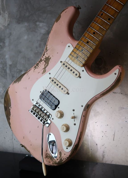 Fender Custom Shop 1957 Stratocaster SSH Relic Shell Pink
