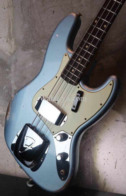 Fender Custom Shop '60 Jazz Bass Relic / Ice Blue Metallic
