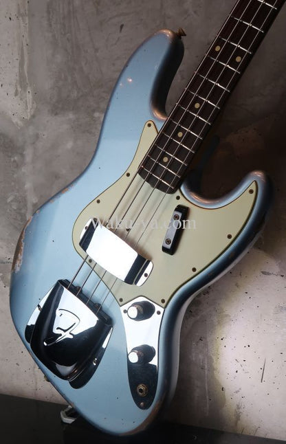 Fender Custom Shop '60 Jazz Bass Relic / Ice Blue Metallic