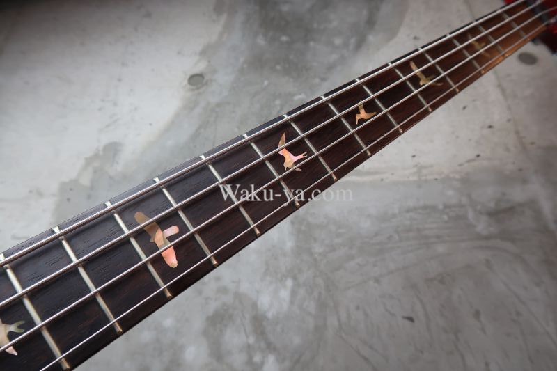 Vntage Paul Reed Smith 4 String Curly Bass 1988 / Cherry Sunburst