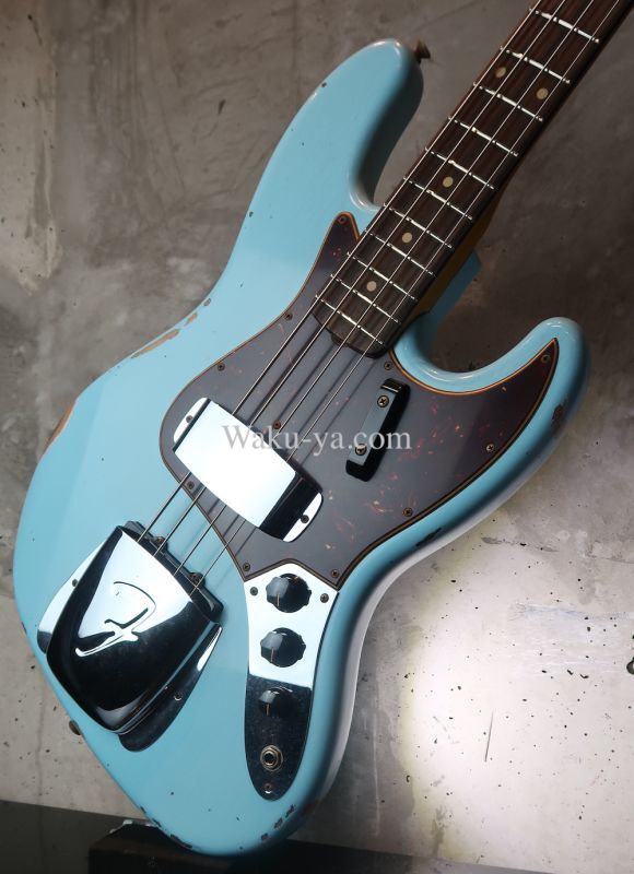 Fender USA Custom Shop '64s Jazz-Bass / Relic / Daphne Blue