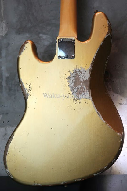 Fender Custom Shop '60s Jazz Bass Relic / Aztec Gold