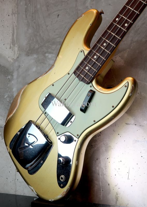Fender Custom Shop '60s Jazz Bass Relic / Aztec Gold