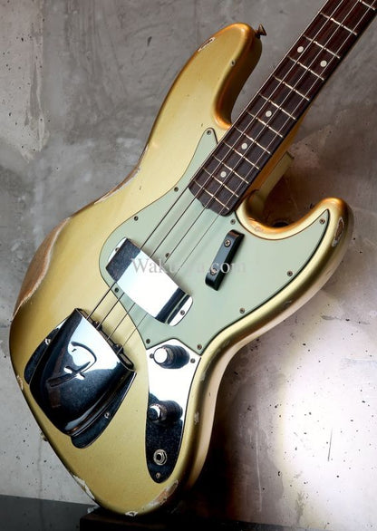 Fender Custom Shop '60s Jazz Bass Relic / Aztec Gold