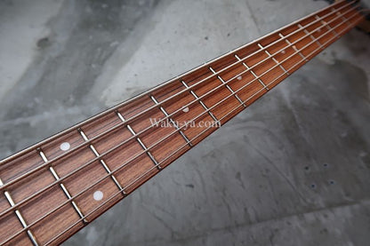 Spector LG5ALEXBKDP Legend 5 Alex Webster Solid Black Gloss with Drip Pattern