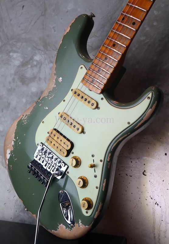 Fender Custom Shop Alley Cat Stratocaster Heavy Relic / Faded Army Drab Green