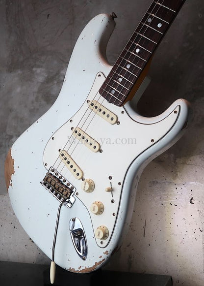 Fender Custom Shop 1969 Heavy Relic Stratocaster RW / Olympic White