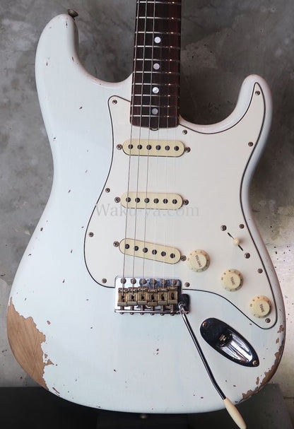 Fender Custom Shop 1969 Heavy Relic Stratocaster RW / Olympic White
