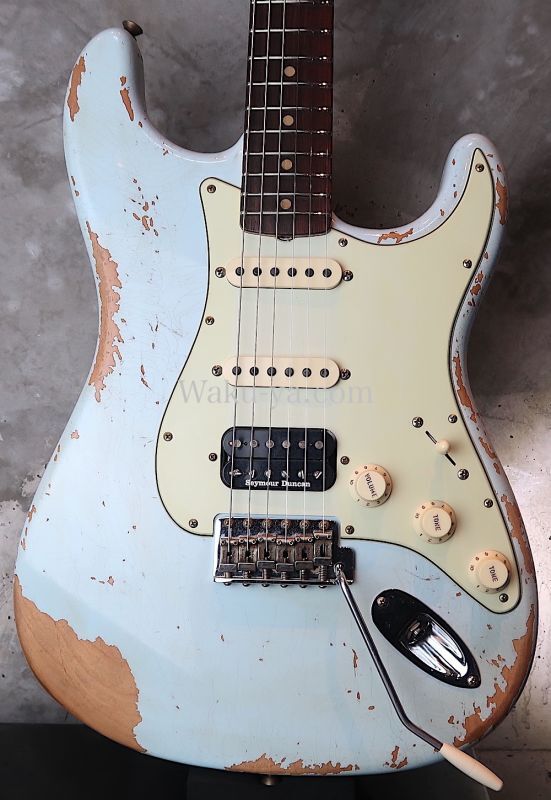 Fender CS '62 Stratocaster S-S-H / Heavy Relic / Sonic Blue