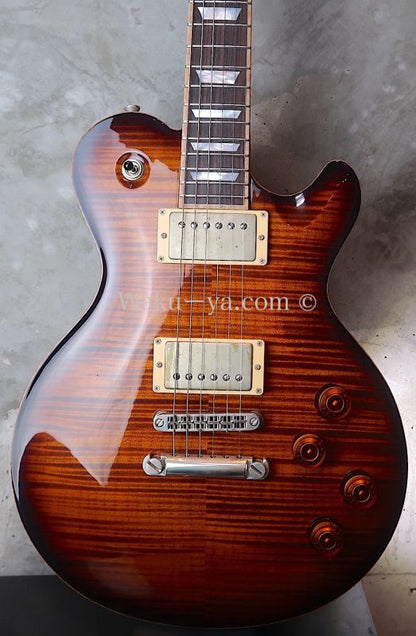 David Thomas McNaught Vintage Single Cut / Diamond Flame Antique Burst