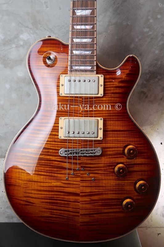 David Thomas McNaught Vintage Single Cut Light Tigers Eye Burst