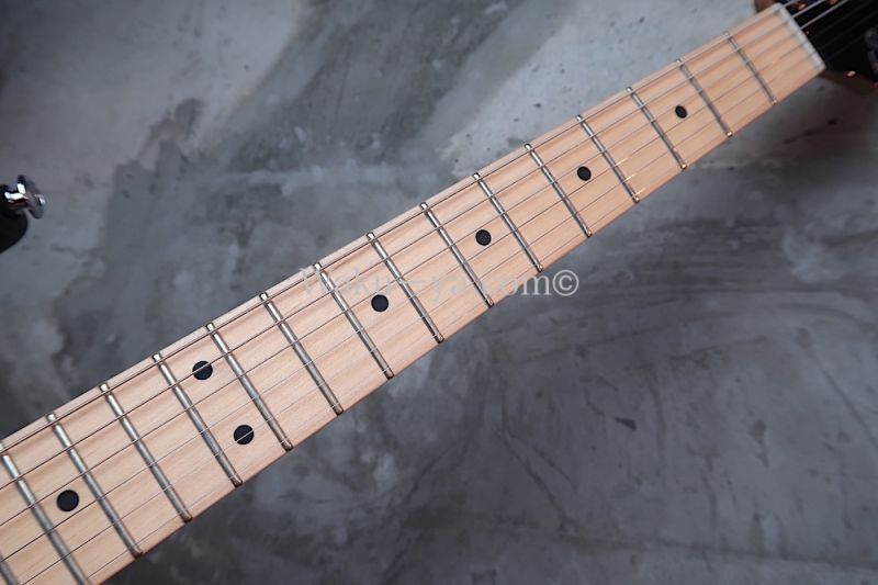 Suhr Standard Zebra PU / Half Matching HEAD /Lime Green Burst