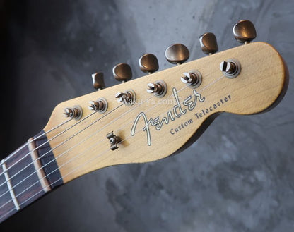 Fender Custom Shop '60 Telecaster Custom - Handwound Pick-Ups / Fiesta Red Over 3-Tone Sunburst / Heavy Relic