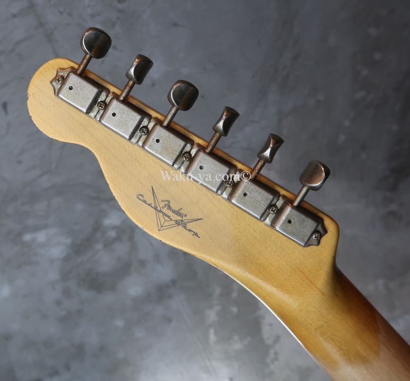 Fender Custom Shop '60 Telecaster Custom - Handwound Pick-Ups / Fiesta Red Over 3-Tone Sunburst / Heavy Relic