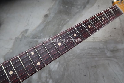 Fender Custom Shop '60 Telecaster Custom - Handwound Pick-Ups / Fiesta Red Over 3-Tone Sunburst / Heavy Relic