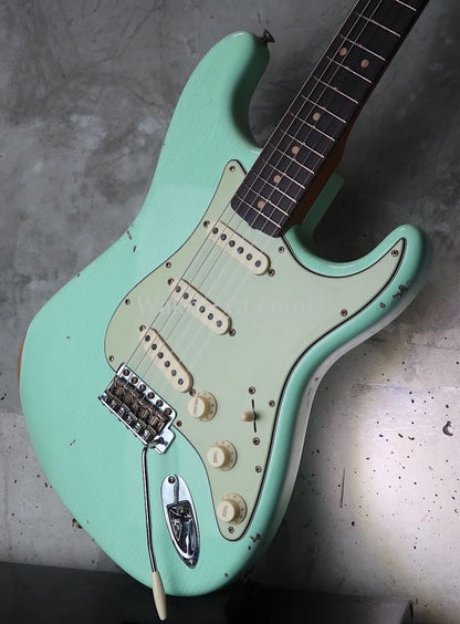Fender Custom Shop '63 Stratocaster / Limited Edition Super Faded Aged / Surf Green