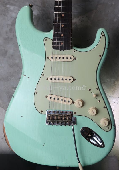 Fender Custom Shop '63 Stratocaster / Limited Edition Super Faded Aged / Surf Green