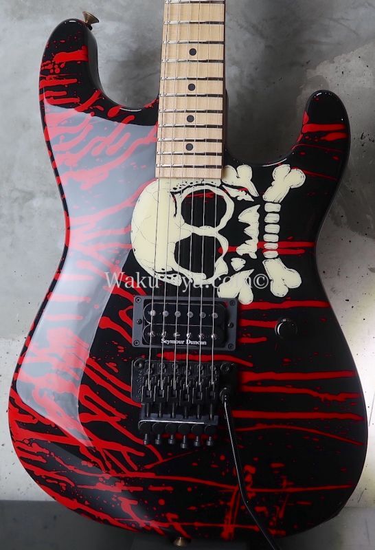 Charvel USA Custom Shop Warren DeMartini Blood and Skull