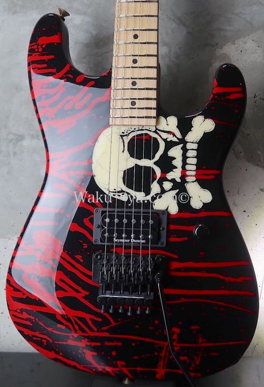 Charvel USA Custom Shop Warren DeMartini Blood and Skull