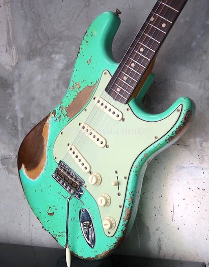 Fender Custom Shop Stratocaster '60 LTD Dual Mag II / Sea Foam Green / Super Heavy Relic