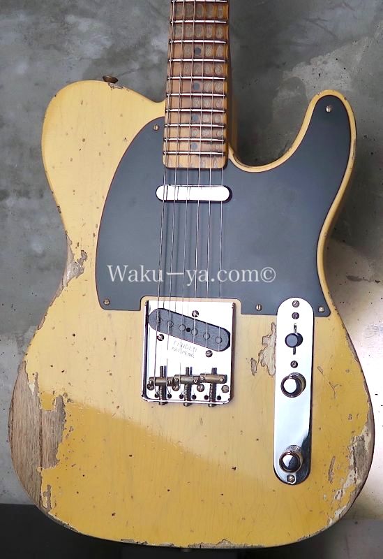 Fender Custom Shop '52 Telecaster Heavy Relic / Aged Nocaster Blonde  (1)