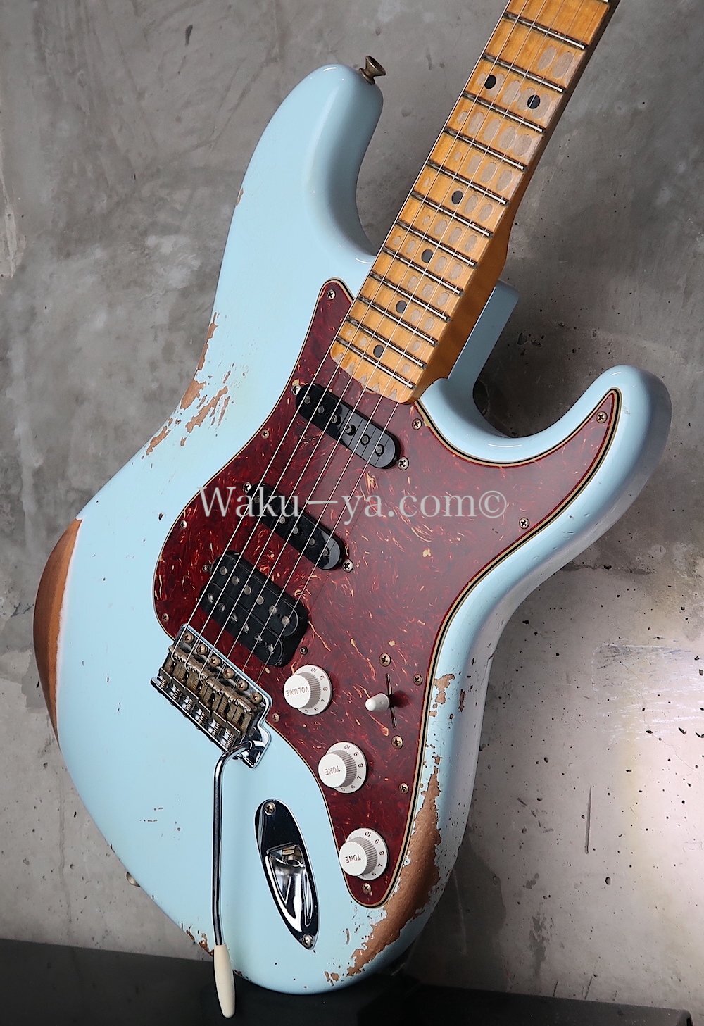 Fender Custom Shop '62 Stratocaster S-S-H / Sonic Blue / Heavy Relic