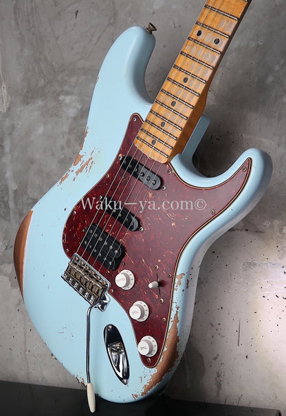 Fender Custom Shop '62 Stratocaster S-S-H / Sonic Blue / Heavy Relic