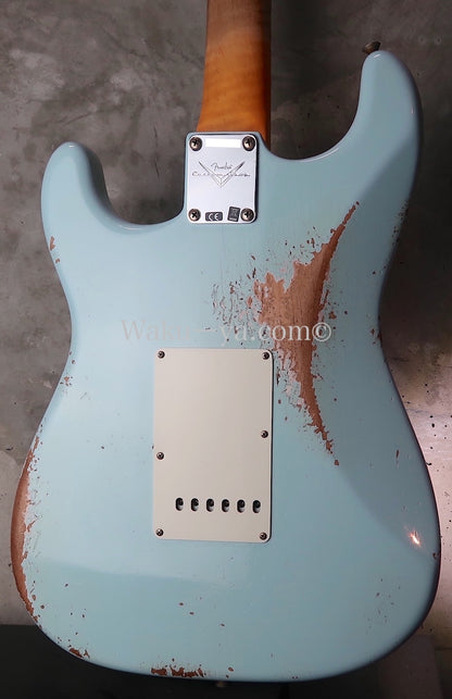Fender Custom Shop '62 Stratocaster S-S-H / Sonic Blue / Heavy Relic