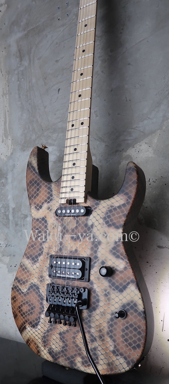 Charvel USA Custom Shop Warren De Martini/ Signature / SnakeSkin Graphic　(2)